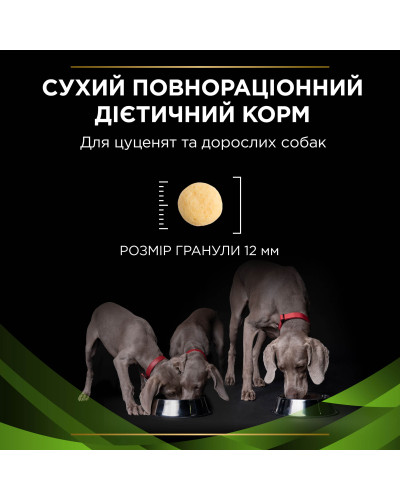 Сухий дієтичний корм PRO PLAN VETERINARY DIETS HA Hypoallergenic  для дорослих собак та цуценят для зниження ознак інгредієнтної та нутрієнтної непереносимості, 1,3 кг