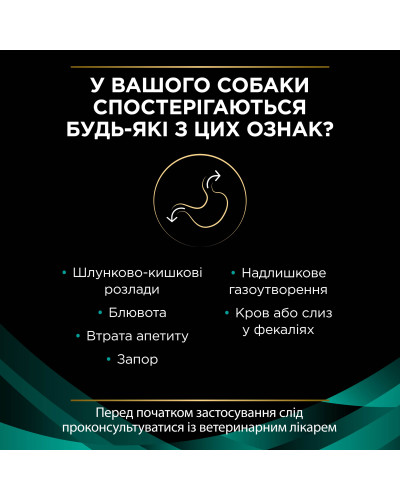 Вологий дієтичний корм PRO PLAN VETERINARY DIETS EN Gastrointestinal для дорослих собак для усунення розладів травлення, мус, 195 г