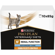 Вологий дієтичний корм PRO PLAN VETERINARY DIETS NF Renal Function Advanced Care для дорослих котів при патології нирок, з куркою, 10х85 г