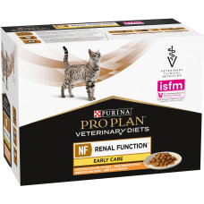 Вологий дієтичний корм PRO PLAN VETERINARY DIETS NF Renal Function Early Care для дорослих котів при патології нирок на ранніх стадіях, з куркою, 10х85 г