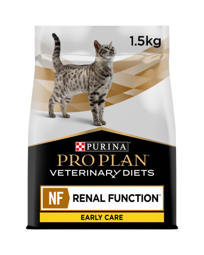 Сухий дієтичний корм PRO PLAN VETERINARY DIETS NF Renal Function Early Care для дорослих котів для підтримання функції нирок при хронічній хворобі нирок на ранніх стадіях, 1,5 кг