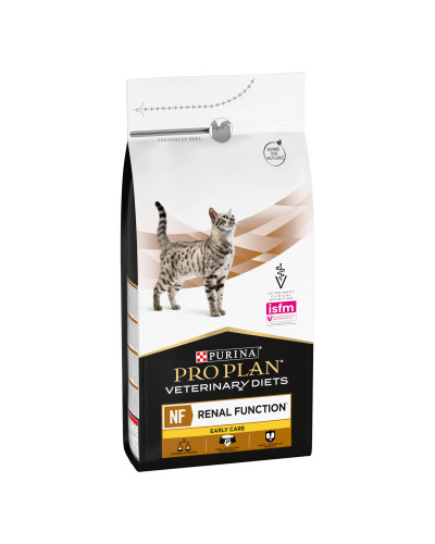 Сухий дієтичний корм PRO PLAN VETERINARY DIETS NF Renal Function Early Care для дорослих котів для підтримання функції нирок при хронічній хворобі нирок на ранніх стадіях, 1,5 кг