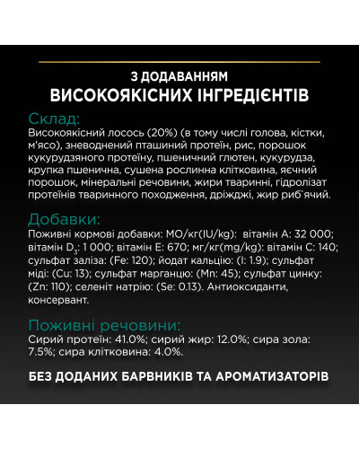 Сухий корм PRO PLAN Sterilised Adult 1+ Renal Plus для дорослих стерилізованих котів, з лососем, 14 кг