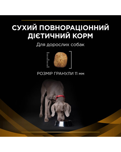 Сухий дієтичний корм PRO PLAN VETERINARY DIETS NF Renal Function для дорослих собак для підтримання функції нирок при хронічній хворобі нирок, 1,5 кг