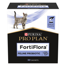 Пробіотик PRO PLAN FortiFlora для дорослих котів та кошенят для підтримання нормальної міклофлори шлунково-кишкового тракту, 30х1 г
