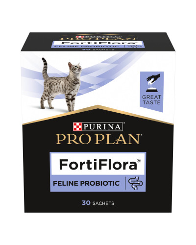 Пробіотик PRO PLAN FortiFlora для дорослих котів та кошенят для підтримання нормальної міклофлори шлунково-кишкового тракту, 30х1 г