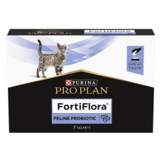 Пробіотик PRO PLAN FortiFlora для дорослих котів та кошенят для підтримання нормальної міклофлори шлунково-кишкового тракту, 7х1 г