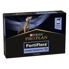 Пробіотик PRO PLAN FortiFlora для дорослих собак та цуценят для підтримання нормальної міклофлори шлунково-кишкового тракту, 7х1 г