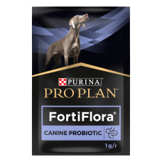 Пробіотик PRO PLAN FortiFlora для дорослих собак та цуценят для підтримання нормальної міклофлори шлунково-кишкового тракту, 7х1 г