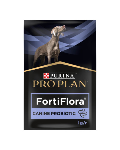Пробиотик PRO PLAN FortiFlora для взрослых собак и щенков для поддержания нормальной миклофлоры желудочно-кишечного тракта, 7х1 г