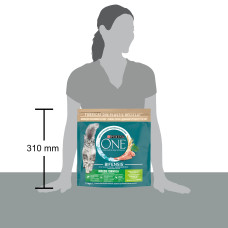 Сухий корм PURINA ONE Indoor для дорослих котів що постійно перебувають у приміщенні, комплекс Bifensis, з індичкою, 1,5 кг