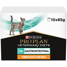 Вологий дієтичний корм PRO PLAN VETERINARY DIETS EN Gastrointestinal для зменшення розладів кишкової абсорбції, з куркою, 10х85 г