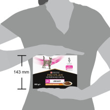 Влажный диетический корм PRO PLAN VETERINARY DIETS UR ST/OX Urinary для растворения и снижения образования струвитных камней, с курицей, 10х85 г