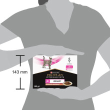 Влажный диетический корм PRO PLAN VETERINARY DIETS UR ST/OX Urinary для растворения и снижения образования струвитных камней, с лососем, 10х85 г