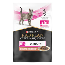 Влажный диетический корм PRO PLAN VETERINARY DIETS UR ST/OX Urinary для растворения и снижения образования струвитных камней, с лососем, 10х85 г