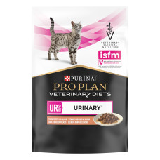 Вологий дієтичний корм PRO PLAN VETERINARY DIETS UR ST/OX Urinary для розчинення та зниження утворення струвітних каменів, з лососем, 10х85 г