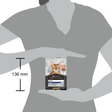 Вологий корм PRO PLAN Adult Indoor для дорослих котів що живуть вдома, шматочки у підливці, з лососем, 85 г