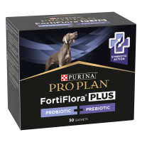 Пробиотик с пребиотиком PRO PLAN FortiFlora PLUS для взрослых собак и щенков для поддержания нормальной миклофлоры кишечника, 30x2 г