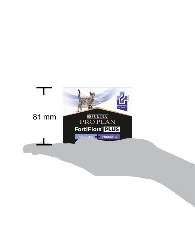 Пробіотик з пребіотиком PRO PLAN FortiFlora PLUS для дорослих котів та кошенят для підтримання нормальної міклофлори кишечника, 30x1.5 г