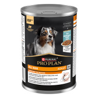 Вологий корм PRO PLAN Adult для дорослих собак, шматочки в желе, з рибою, 400 г
