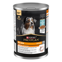 Влажный корм PRO PLAN Adult для взрослых собак, кусочки в желе, с рыбой, 400 г