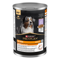 Вологий корм PRO PLAN Adult для дорослих собак, шматочки в желе, з індичкою, 400 г