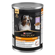 Вологий корм PRO PLAN Adult для дорослих собак, шматочки в желе, з індичкою, 400 г