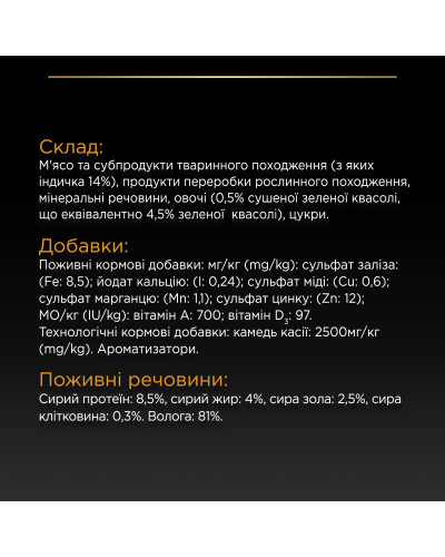 Вологий корм PRO PLAN Adult для дорослих собак, шматочки в желе, з індичкою, 400 г