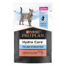 Влажный дополнительный корм PRO PLAN Hydra Care для взрослых кошек для увеличения потребления жидкости, с лососем, 10х75 г