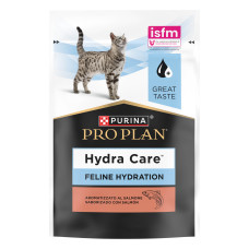 Вологий додатковий корм PRO PLAN Hydra Care для дорослих котів для збільшення споживання рідини, з лососем, 10х75 г