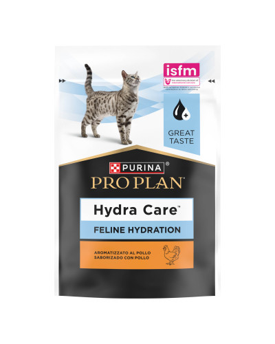 Влажный дополнительный корм PRO PLAN Hydra Care для взрослых кошек для увеличения потребления жидкости, с курицей, 10х75 г