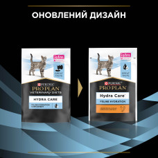 Вологий додатковий корм PRO PLAN Hydra Care для дорослих котів для збільшення споживання рідини, з куркою, 10х75 г