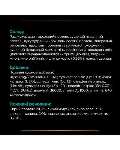 Корм PRO PLAN VETERINARY DIETS EN Gastrointestinal  для поддержки липидного обмена при гиперлипидемии, с низким содержанием жиров, 3.5 кг
