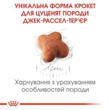 Корм для щенков породы Джек-Рассел-терьер ROYAL CANIN JACK RUSSEL PUPPY 1.5 кг