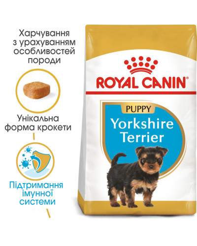 Корм для щенков Йоркшир-терьер ROYAL CANIN YORKSHIRE PUPPY 1.5 кг