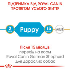 Корм для щенков ROYAL CANIN GERMAN SHEPHERD PUPPY 3 кг