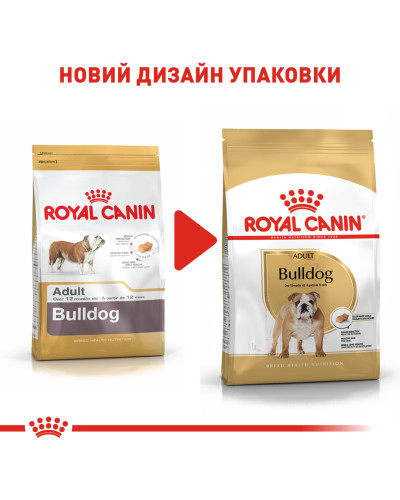 Корм для собак породи Англійський бульдог ROYAL CANIN BULLDOG ADULT 12 кг