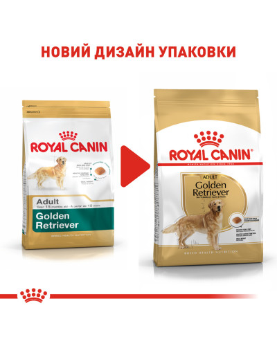 Корм для дорослих собак породи Золотистий ретривер ROYAL CANIN GOLDEN RETRIEVER ADULT 12 кг