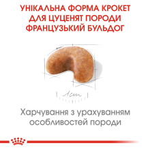 Корм для щенков породы Французский бульдог ROYAL CANIN FRENCH BULLDOG PUPPY 1 кг
