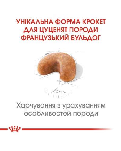 Корм для щенков породы Французский бульдог ROYAL CANIN FRENCH BULLDOG PUPPY 1 кг