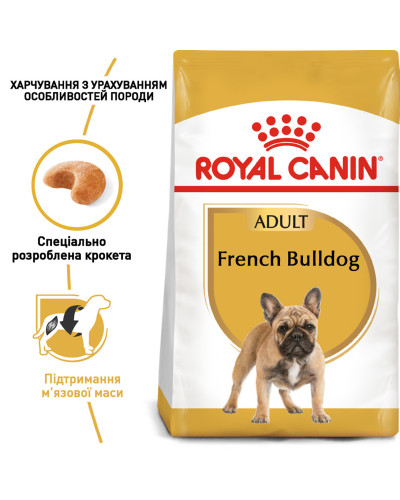 Корм для дорослих собак породи Французький бульдог ROYAL CANIN FRENCH BULLDOG ADULT 3 кг