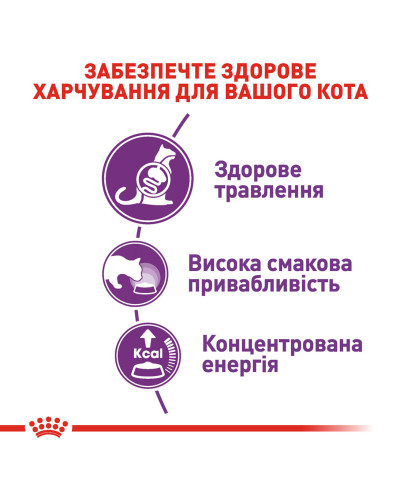 Корм для дорослих котів з чутливою травною системою ROYAL CANIN SENSIBLE 10 кг