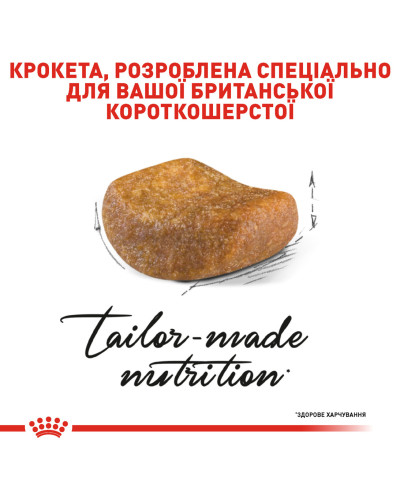 Корм для дорослих котів породи Британська короткошерста ROYAL CANIN BRITISH SHORTHAIR ADULT 400 г