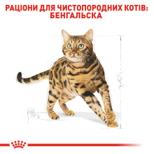 Корм для взрослых кошек породы Бенгальский ROYAL CANIN BENGAL ADULT 2 кг