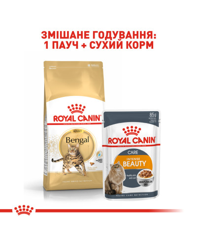 Корм для дорослих котів породи Бенгальська ROYAL CANIN BENGAL ADULT 2 кг