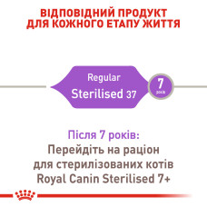 Корм для дорослих стерилізованих котів ROYAL CANIN STERILISED 400 г