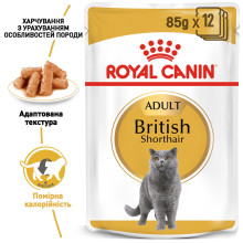 Вологий корм для дорослих котів ROYAL CANIN BRITISH SHORTHAIR ADULT 85 г