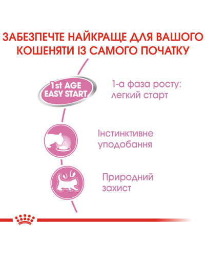 Вологий корм (мус) для кошенят віком від 1 до 4 місяців ROYAL CANIN MOTHER &amp;amp;amp;amp;amp;amp;amp; BABYCAT Cans 195 г