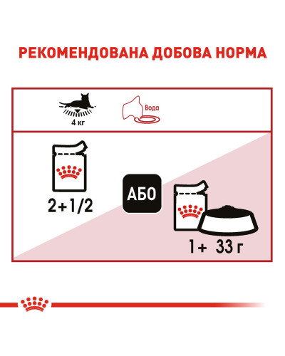 Вологий корм для дорослих котів ROYAL CANIN INSTINCTIVE IN JELLY 85 г