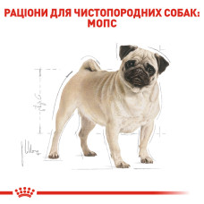 Корм для взрослых собак ROYAL CANIN PUG ADULT 3 кг